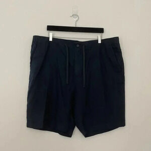 Vince Lightweight Hemp Shorts in Coastal Blue Men's Size XXL